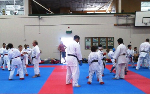 Shihan David coaching at KNZ Training Camp